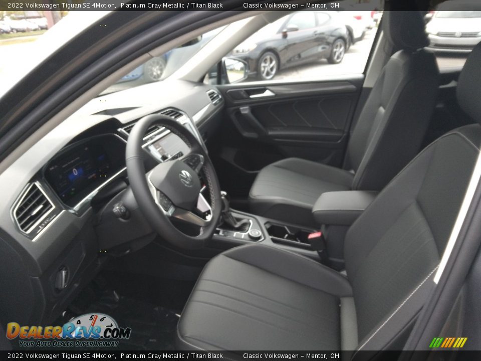 2022 Volkswagen Tiguan SE 4Motion Platinum Gray Metallic / Titan Black Photo #2