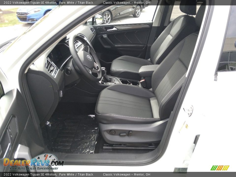 Titan Black Interior - 2022 Volkswagen Tiguan SE 4Motion Photo #2
