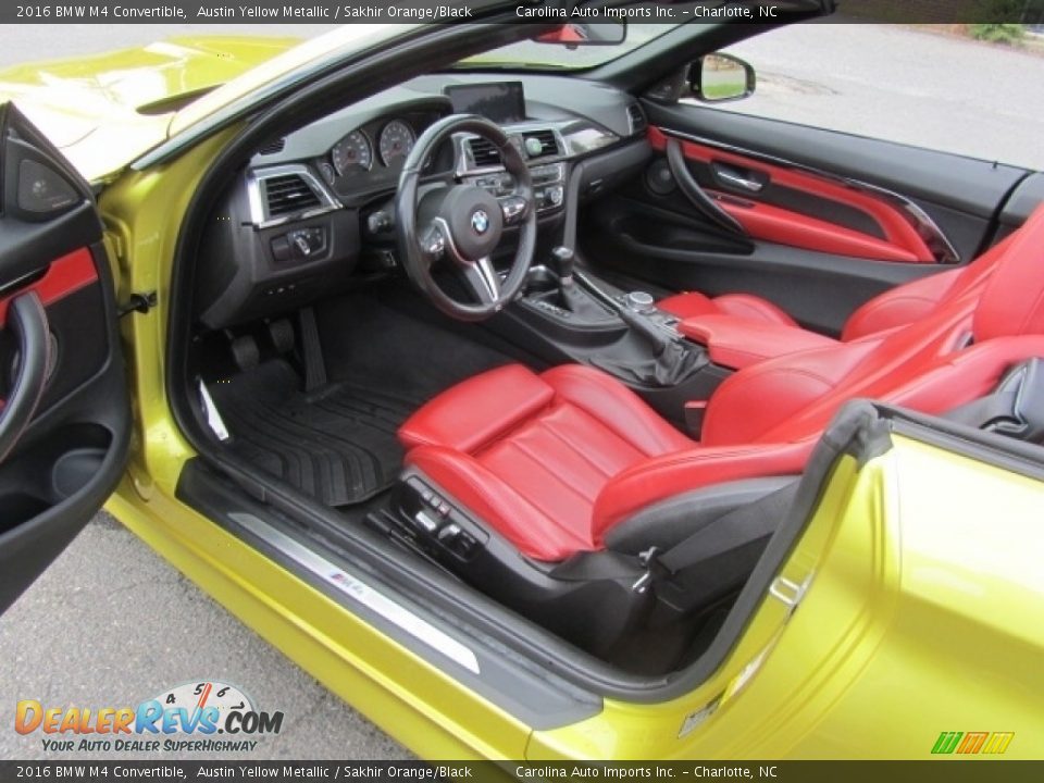 Sakhir Orange/Black Interior - 2016 BMW M4 Convertible Photo #18
