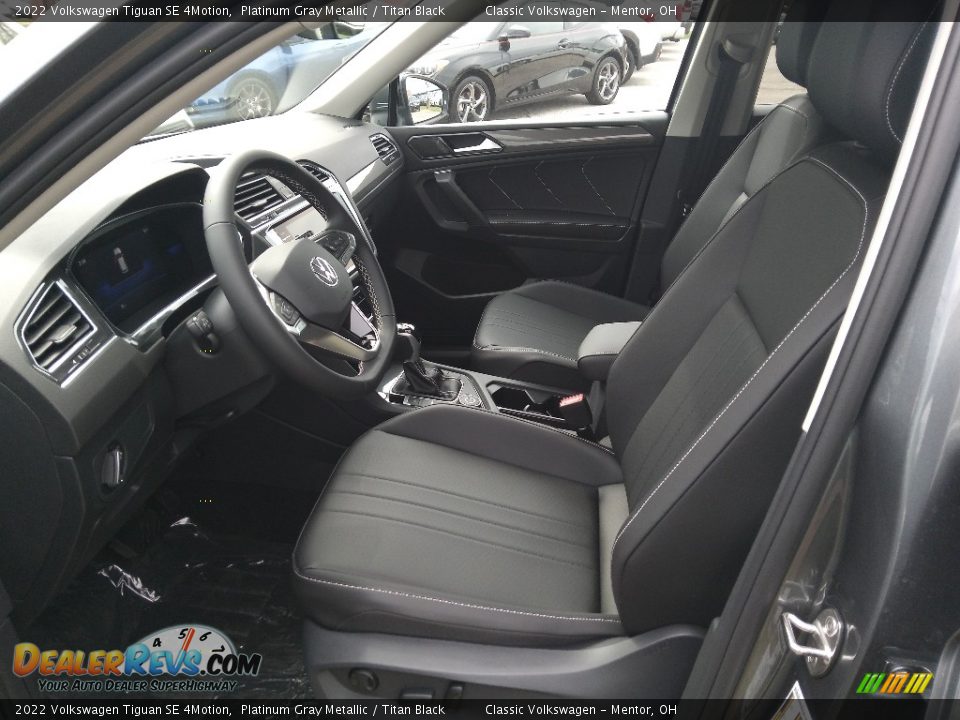 2022 Volkswagen Tiguan SE 4Motion Platinum Gray Metallic / Titan Black Photo #2