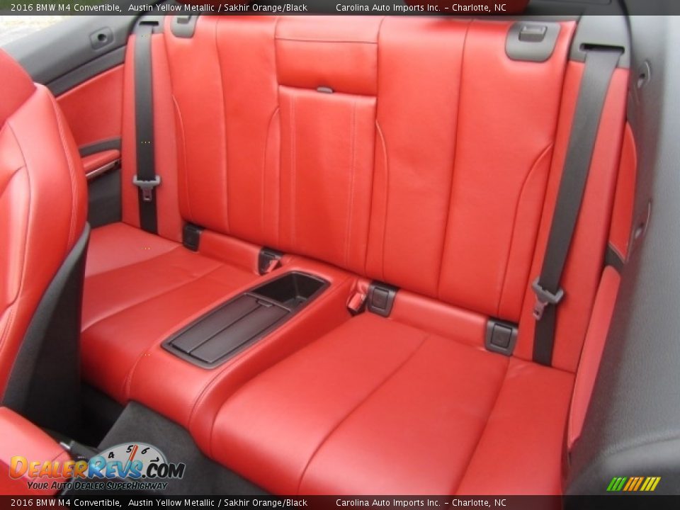Rear Seat of 2016 BMW M4 Convertible Photo #21