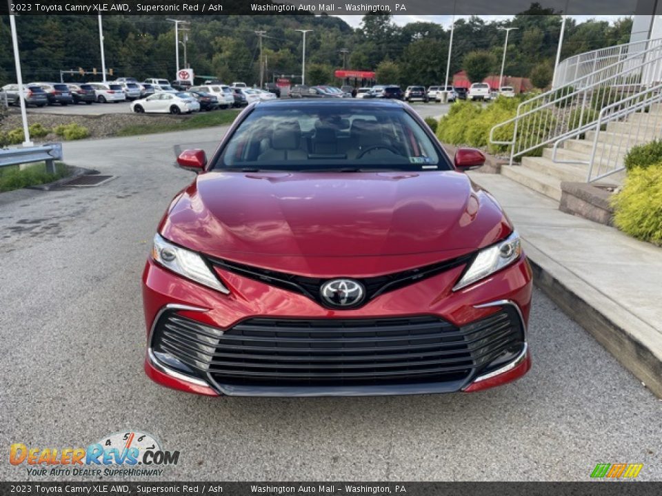 2023 Toyota Camry XLE AWD Supersonic Red / Ash Photo #6