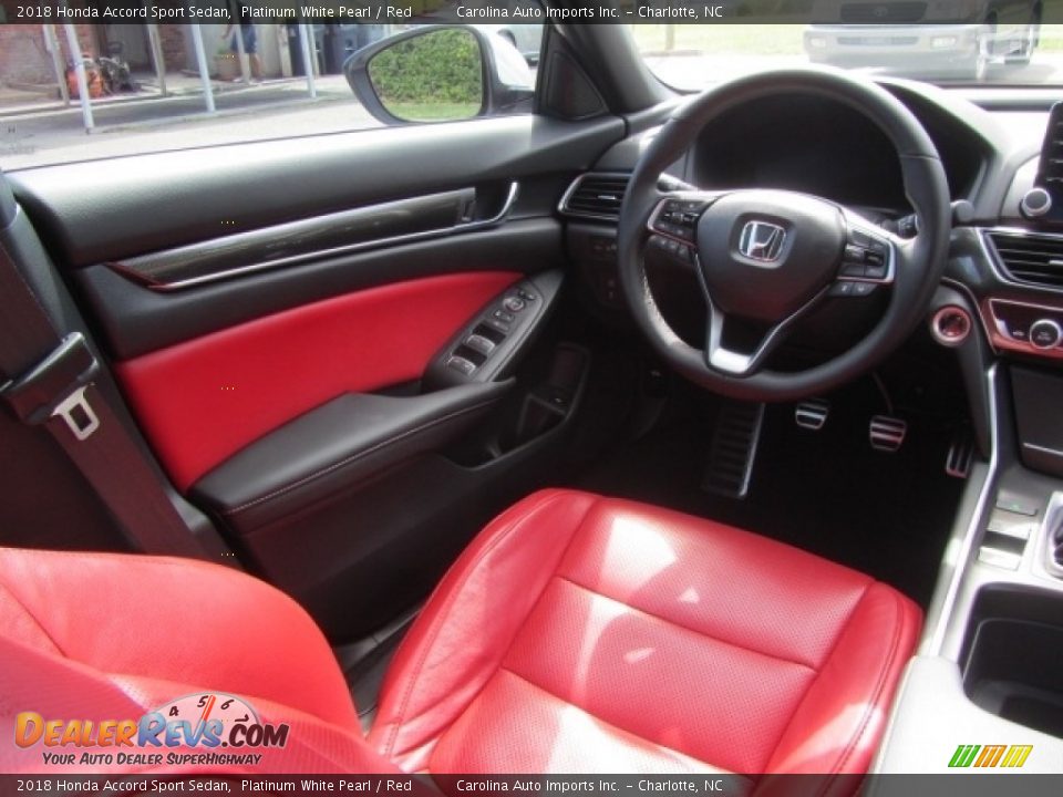 Front Seat of 2018 Honda Accord Sport Sedan Photo #12