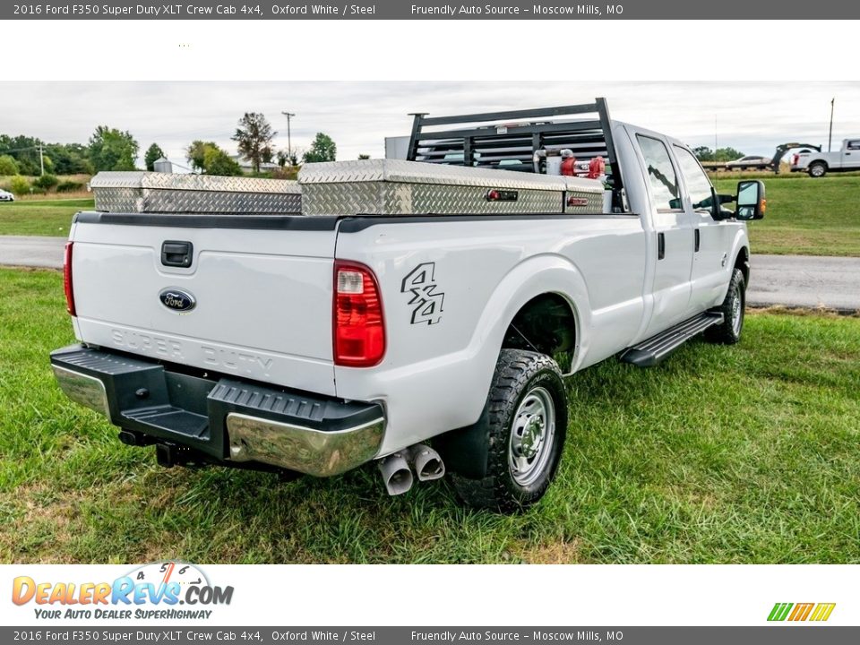 2016 Ford F350 Super Duty XLT Crew Cab 4x4 Oxford White / Steel Photo #4