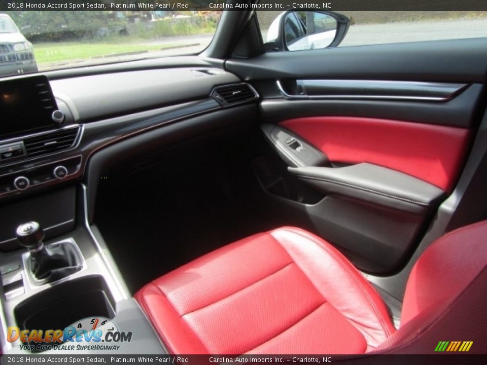 Front Seat of 2018 Honda Accord Sport Sedan Photo #14