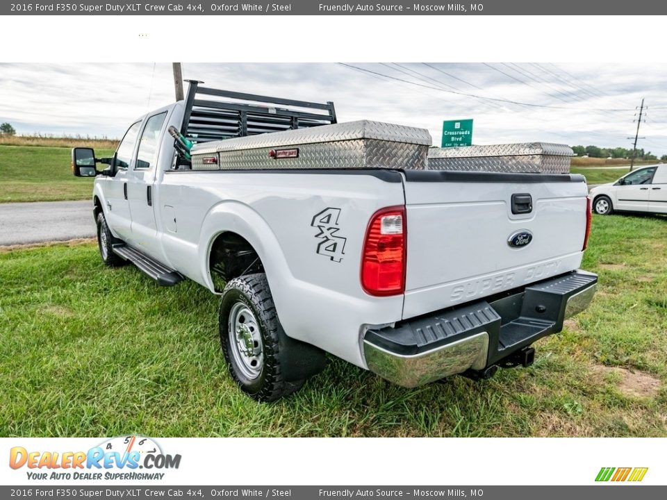 2016 Ford F350 Super Duty XLT Crew Cab 4x4 Oxford White / Steel Photo #6