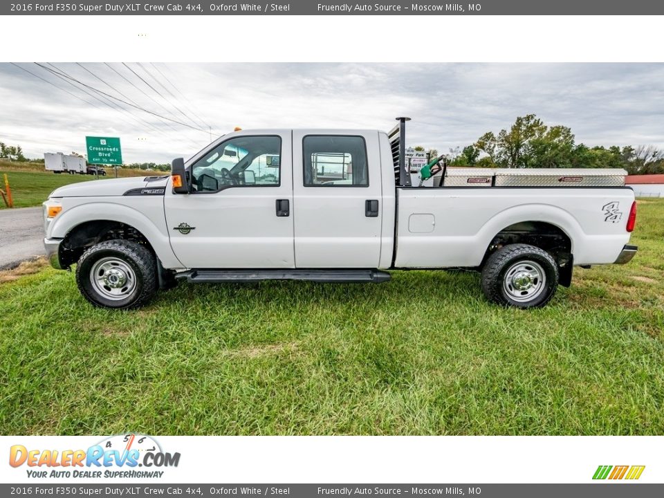 2016 Ford F350 Super Duty XLT Crew Cab 4x4 Oxford White / Steel Photo #7