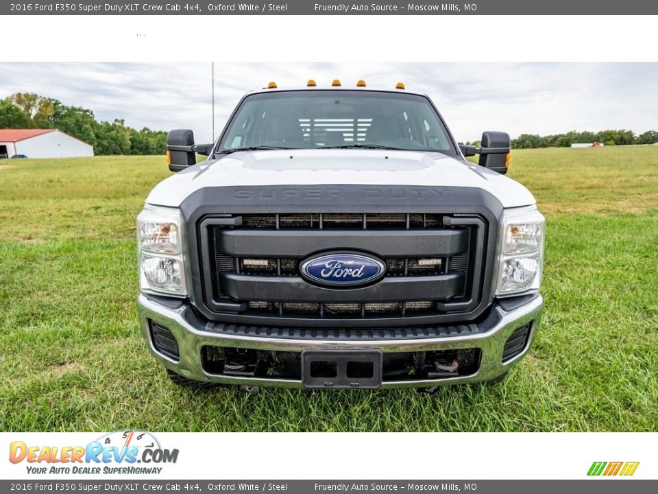 2016 Ford F350 Super Duty XLT Crew Cab 4x4 Oxford White / Steel Photo #9