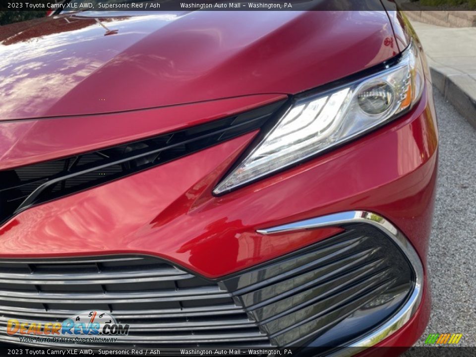 2023 Toyota Camry XLE AWD Supersonic Red / Ash Photo #24