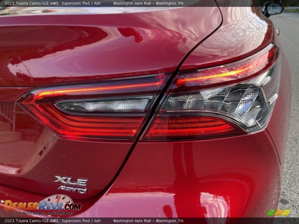 2023 Toyota Camry XLE AWD Supersonic Red / Ash Photo #25