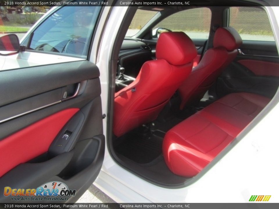 Rear Seat of 2018 Honda Accord Sport Sedan Photo #20
