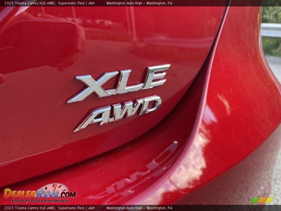 2023 Toyota Camry XLE AWD Supersonic Red / Ash Photo #26
