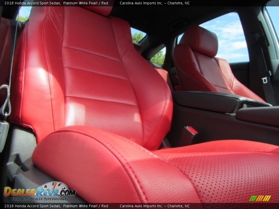 Front Seat of 2018 Honda Accord Sport Sedan Photo #22