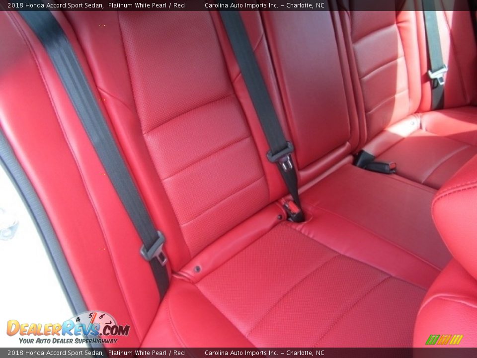 Rear Seat of 2018 Honda Accord Sport Sedan Photo #25