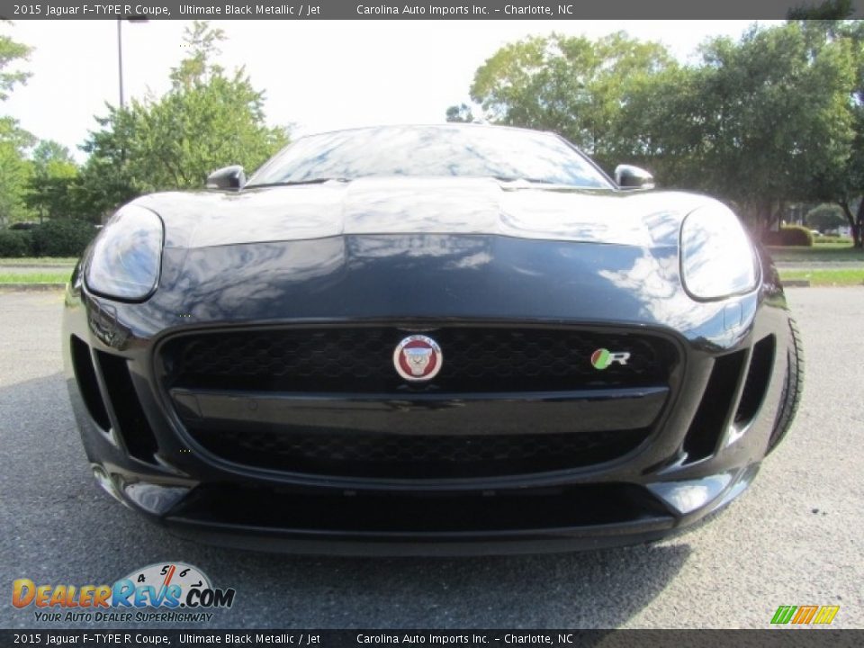 2015 Jaguar F-TYPE R Coupe Ultimate Black Metallic / Jet Photo #4