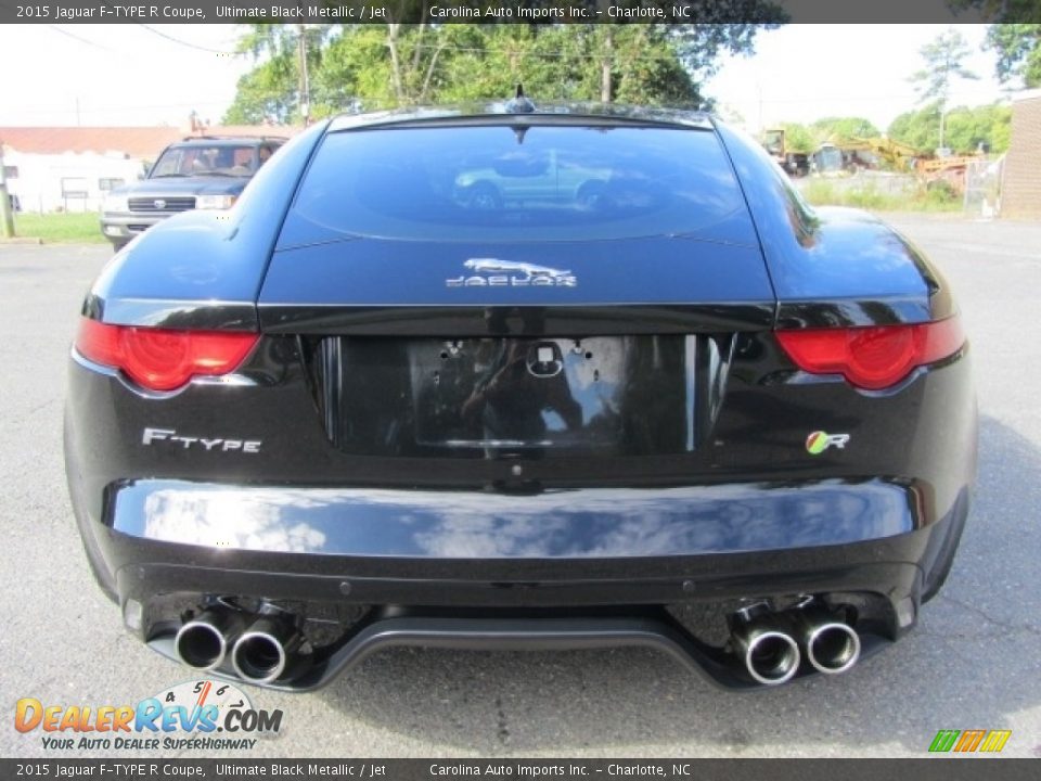 2015 Jaguar F-TYPE R Coupe Ultimate Black Metallic / Jet Photo #9