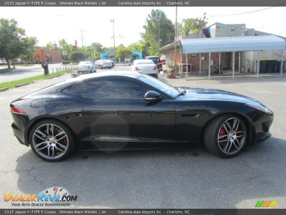 2015 Jaguar F-TYPE R Coupe Ultimate Black Metallic / Jet Photo #11