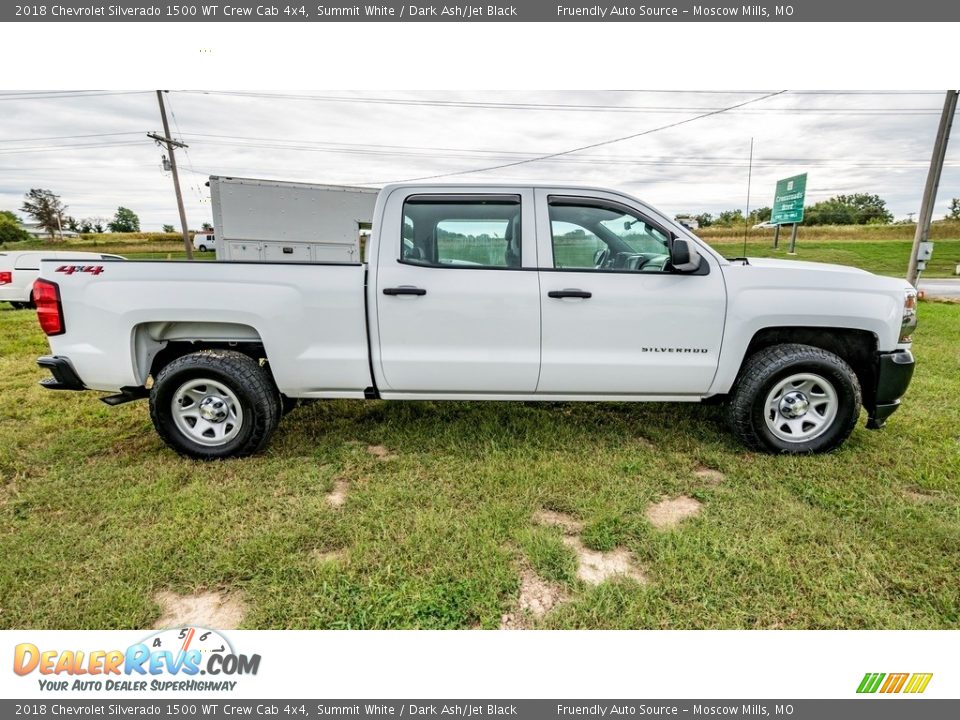 Summit White 2018 Chevrolet Silverado 1500 WT Crew Cab 4x4 Photo #3