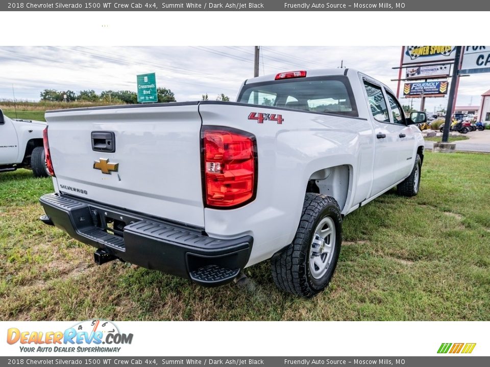 2018 Chevrolet Silverado 1500 WT Crew Cab 4x4 Summit White / Dark Ash/Jet Black Photo #4