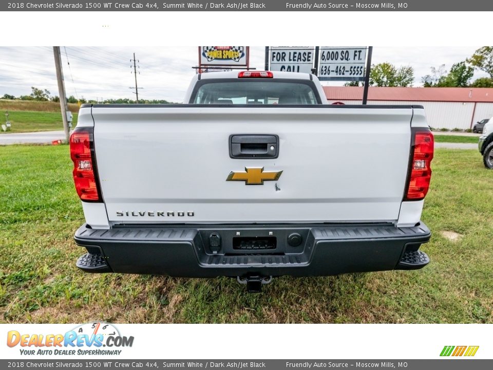 2018 Chevrolet Silverado 1500 WT Crew Cab 4x4 Summit White / Dark Ash/Jet Black Photo #5