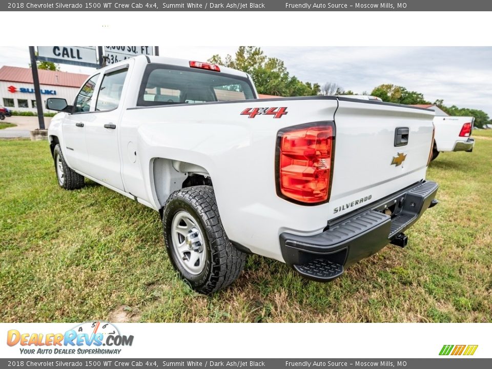 2018 Chevrolet Silverado 1500 WT Crew Cab 4x4 Summit White / Dark Ash/Jet Black Photo #6