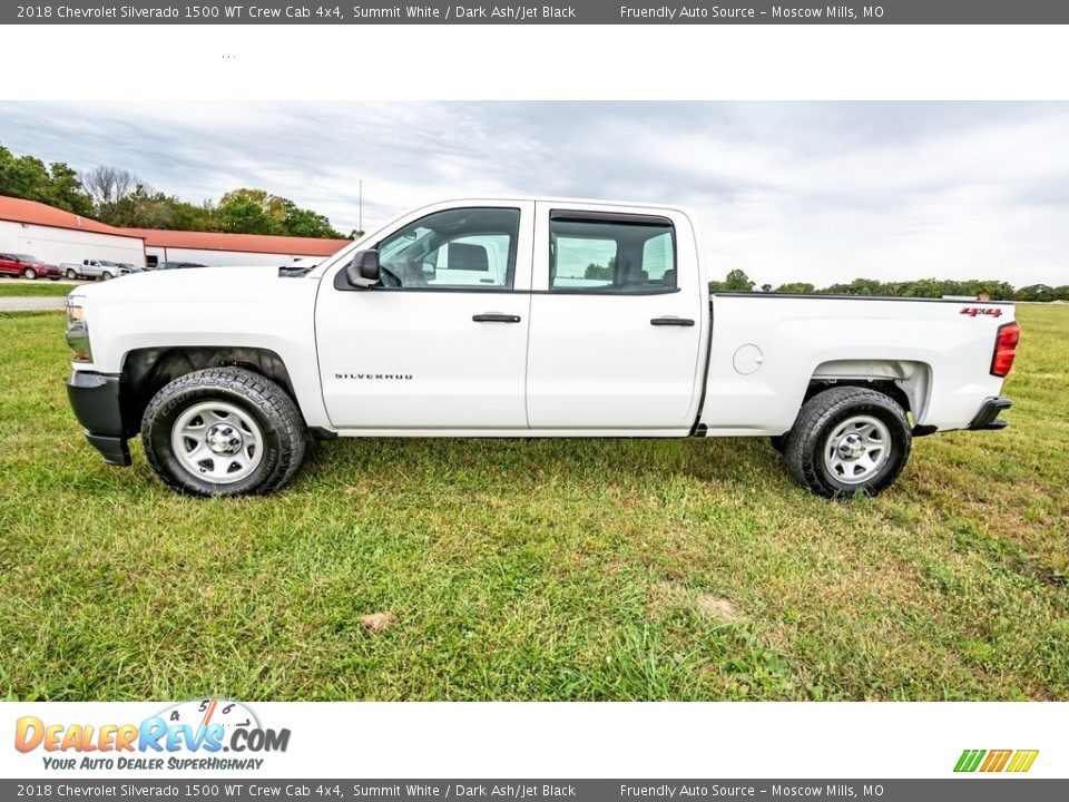 Summit White 2018 Chevrolet Silverado 1500 WT Crew Cab 4x4 Photo #7