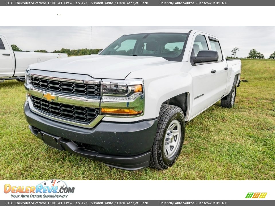 Summit White 2018 Chevrolet Silverado 1500 WT Crew Cab 4x4 Photo #8