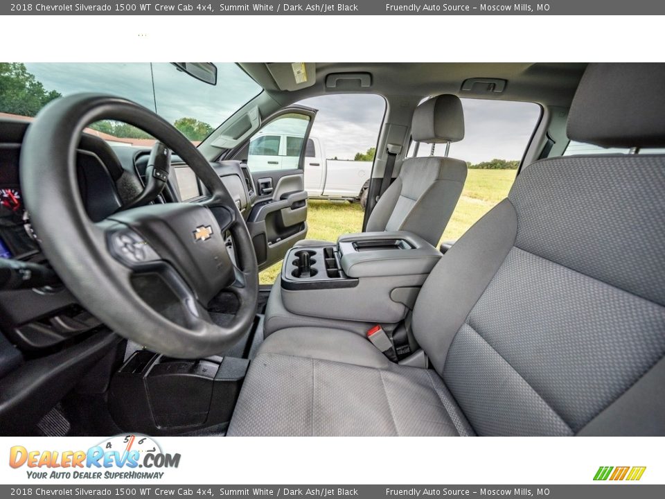 2018 Chevrolet Silverado 1500 WT Crew Cab 4x4 Summit White / Dark Ash/Jet Black Photo #18