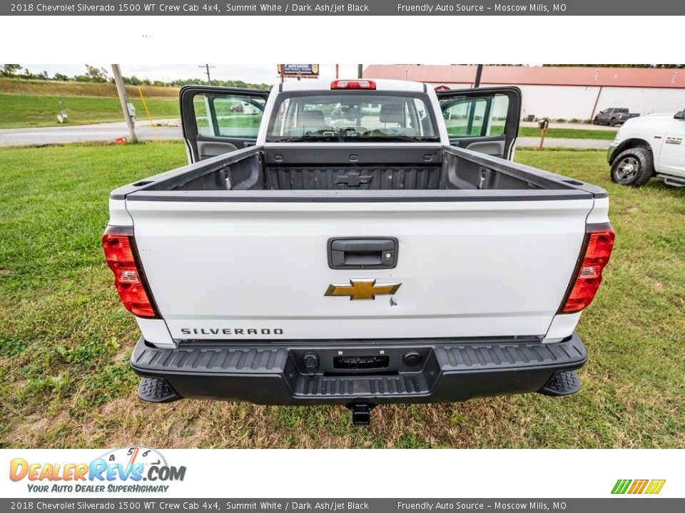 2018 Chevrolet Silverado 1500 WT Crew Cab 4x4 Summit White / Dark Ash/Jet Black Photo #21