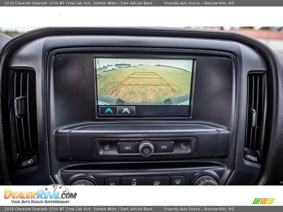 2018 Chevrolet Silverado 1500 WT Crew Cab 4x4 Summit White / Dark Ash/Jet Black Photo #30
