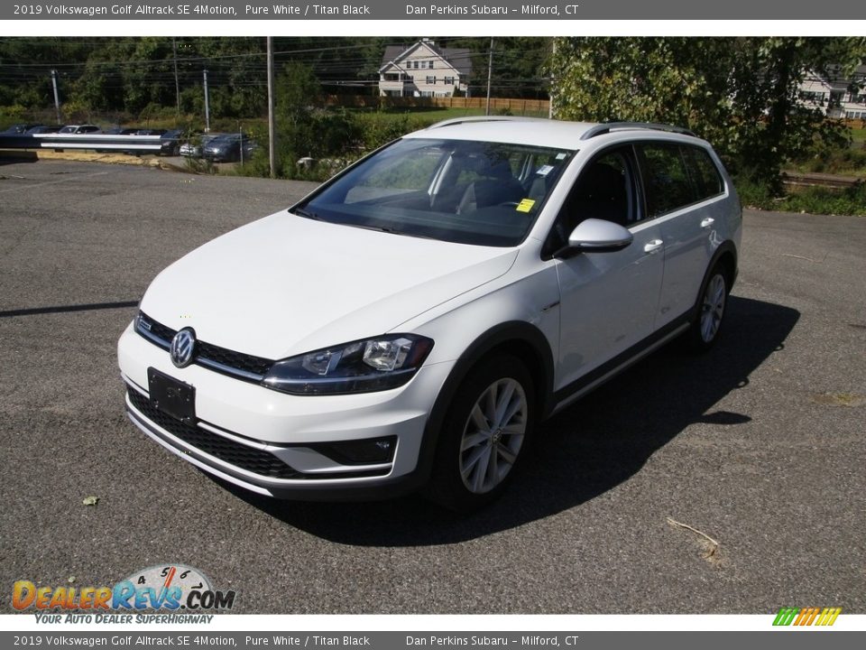 2019 Volkswagen Golf Alltrack SE 4Motion Pure White / Titan Black Photo #1