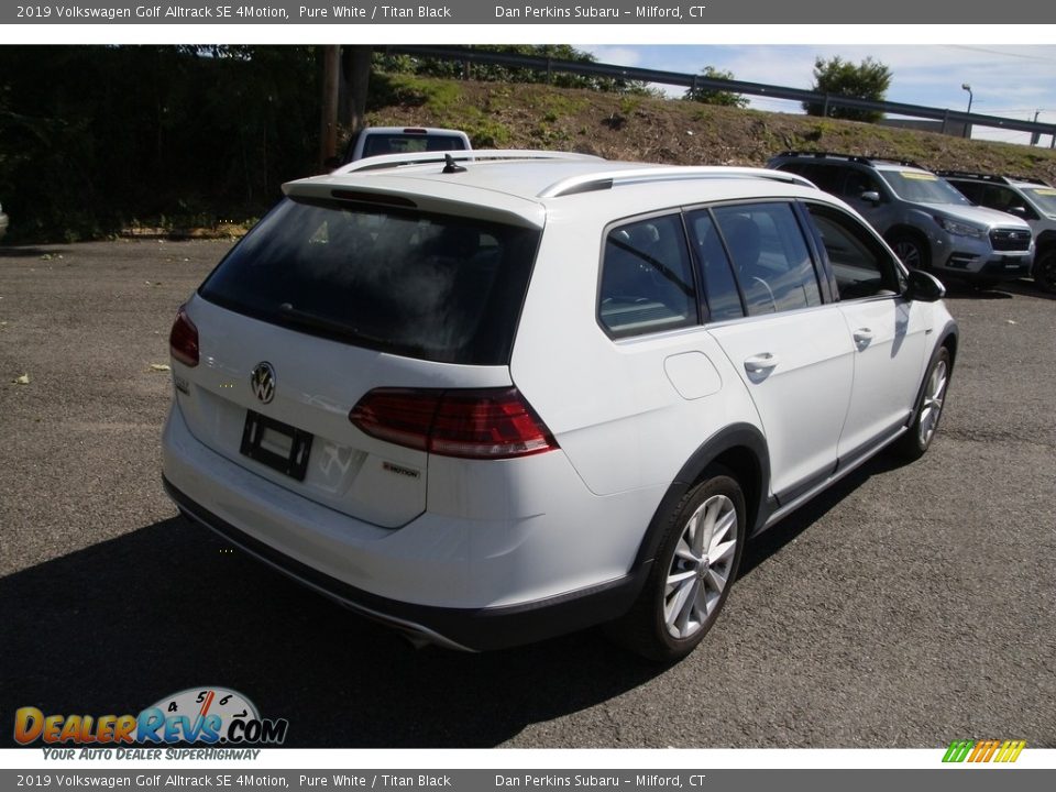 2019 Volkswagen Golf Alltrack SE 4Motion Pure White / Titan Black Photo #5
