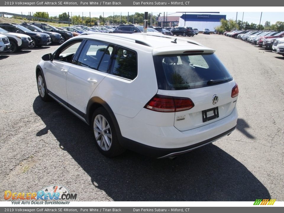 2019 Volkswagen Golf Alltrack SE 4Motion Pure White / Titan Black Photo #7