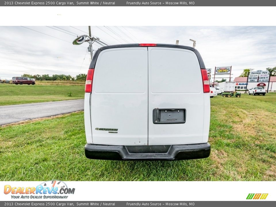 2013 Chevrolet Express 2500 Cargo Van Summit White / Neutral Photo #5