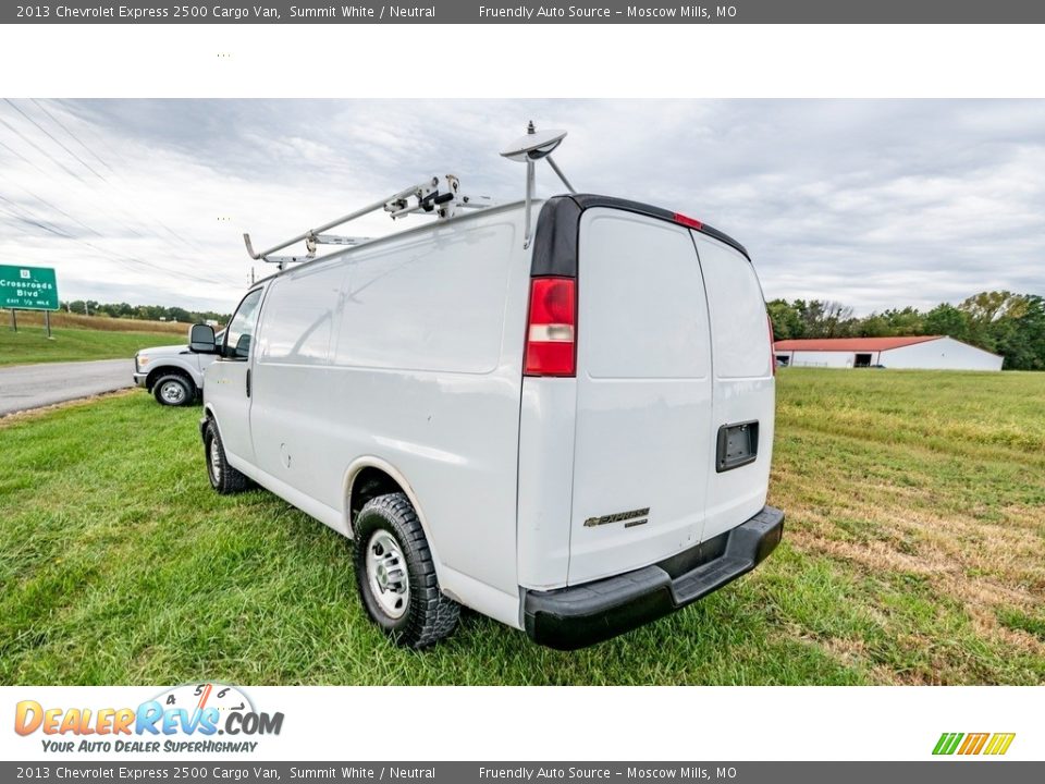 2013 Chevrolet Express 2500 Cargo Van Summit White / Neutral Photo #6