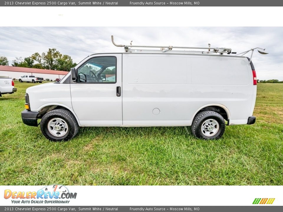 2013 Chevrolet Express 2500 Cargo Van Summit White / Neutral Photo #7