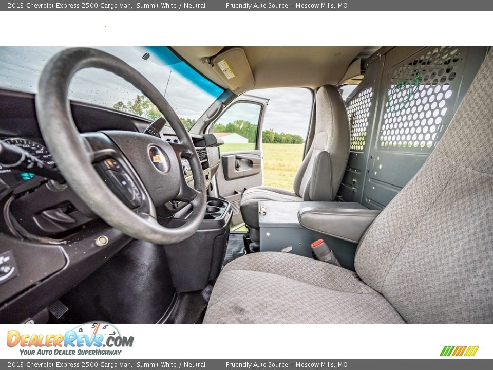 2013 Chevrolet Express 2500 Cargo Van Summit White / Neutral Photo #17