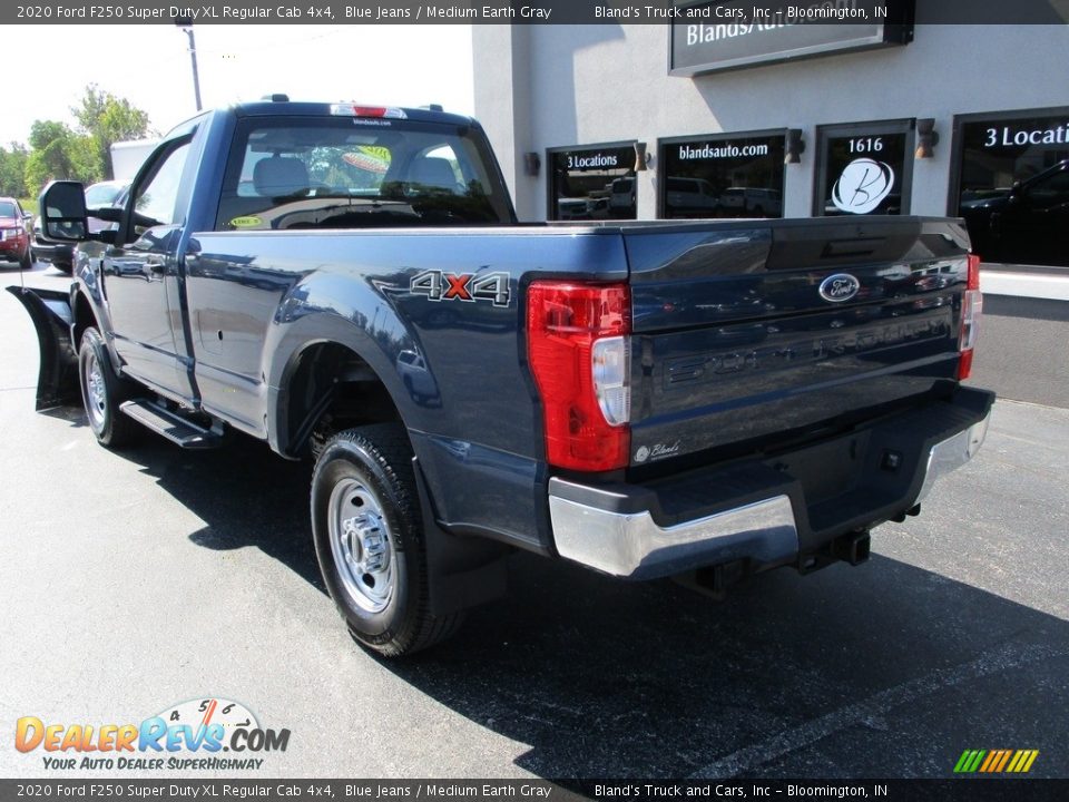 2020 Ford F250 Super Duty XL Regular Cab 4x4 Blue Jeans / Medium Earth Gray Photo #3