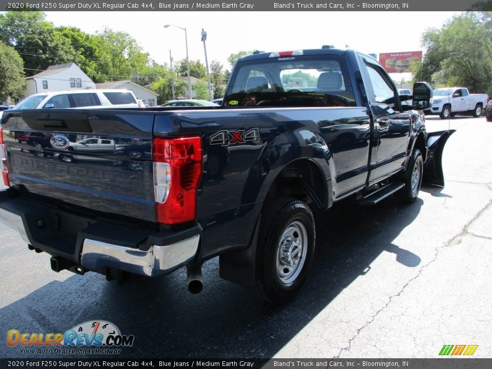 2020 Ford F250 Super Duty XL Regular Cab 4x4 Blue Jeans / Medium Earth Gray Photo #4