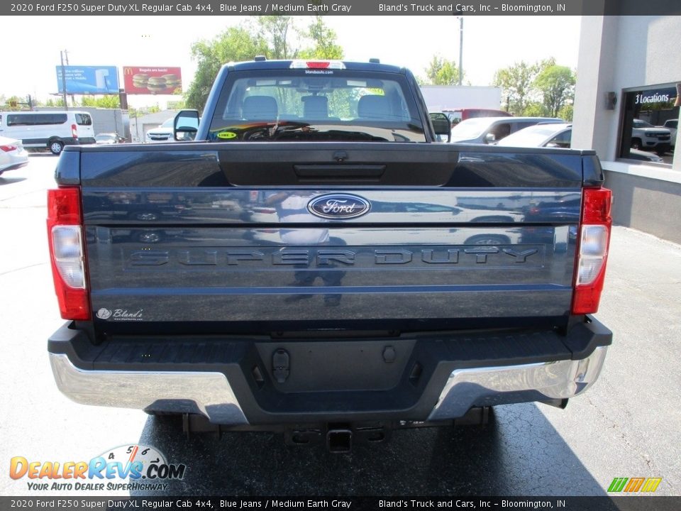 2020 Ford F250 Super Duty XL Regular Cab 4x4 Blue Jeans / Medium Earth Gray Photo #31