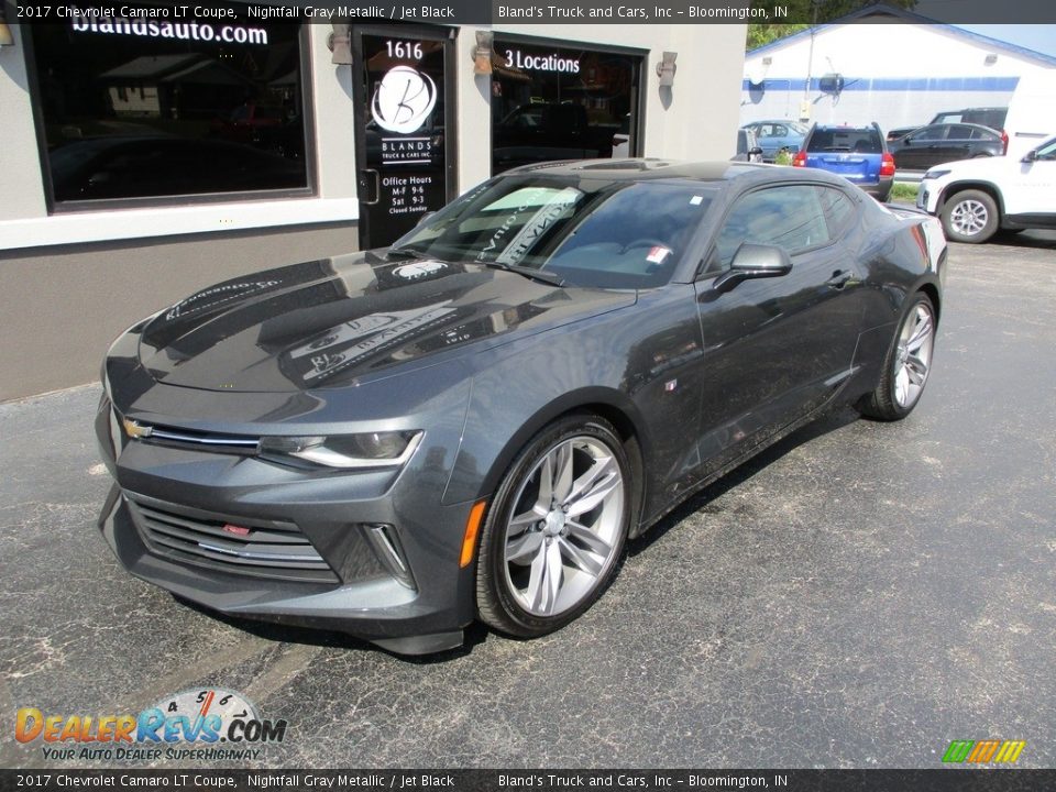 2017 Chevrolet Camaro LT Coupe Nightfall Gray Metallic / Jet Black Photo #2