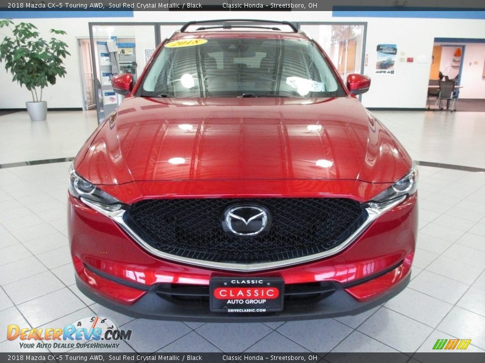 2018 Mazda CX-5 Touring AWD Soul Red Crystal Metallic / Black Photo #2