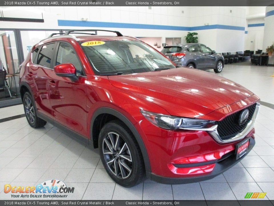 2018 Mazda CX-5 Touring AWD Soul Red Crystal Metallic / Black Photo #3