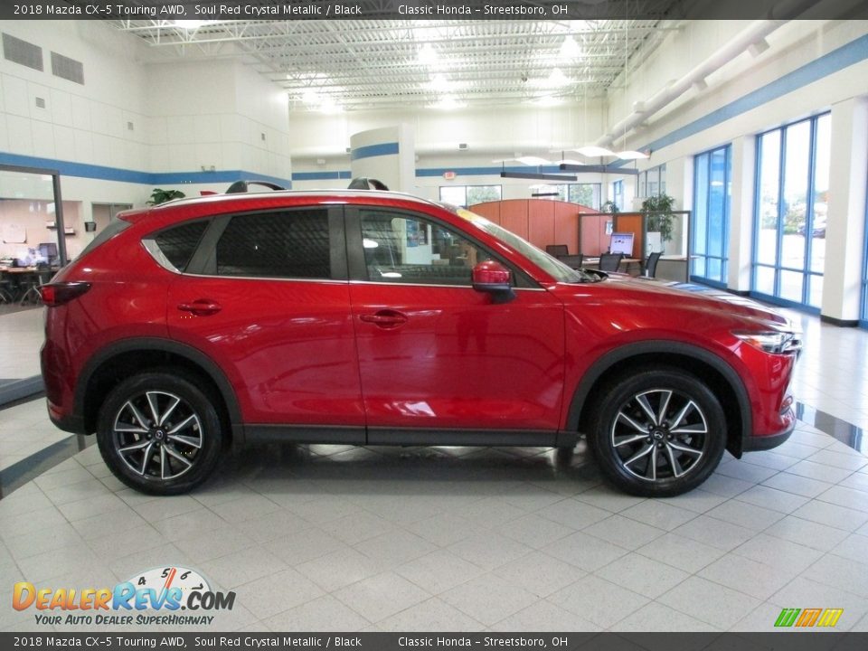 2018 Mazda CX-5 Touring AWD Soul Red Crystal Metallic / Black Photo #4