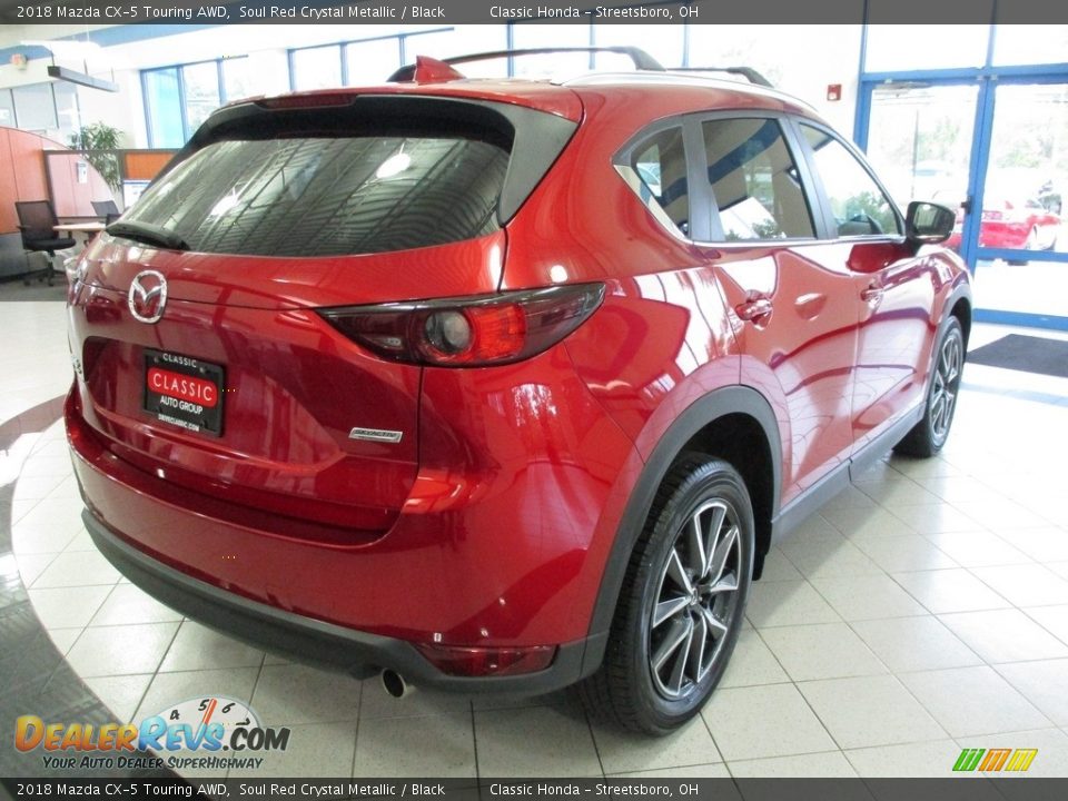 2018 Mazda CX-5 Touring AWD Soul Red Crystal Metallic / Black Photo #7