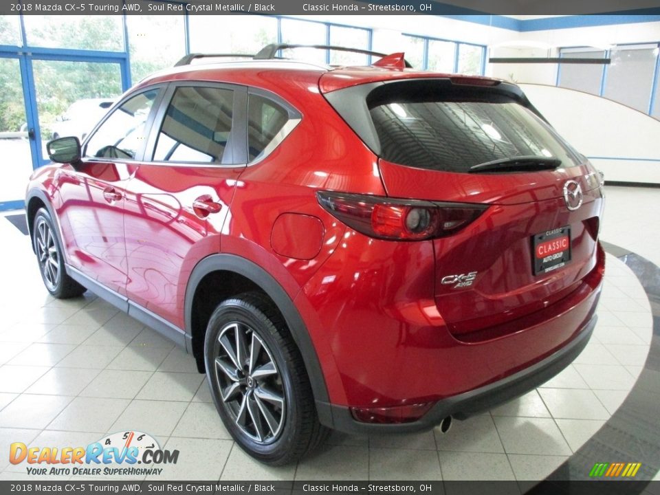 2018 Mazda CX-5 Touring AWD Soul Red Crystal Metallic / Black Photo #9