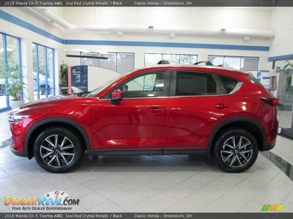 2018 Mazda CX-5 Touring AWD Soul Red Crystal Metallic / Black Photo #10