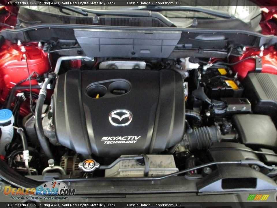 2018 Mazda CX-5 Touring AWD Soul Red Crystal Metallic / Black Photo #13