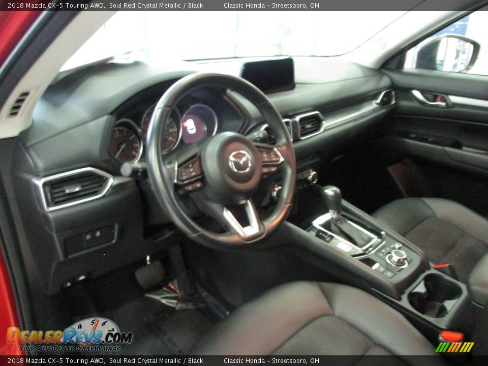 2018 Mazda CX-5 Touring AWD Soul Red Crystal Metallic / Black Photo #26