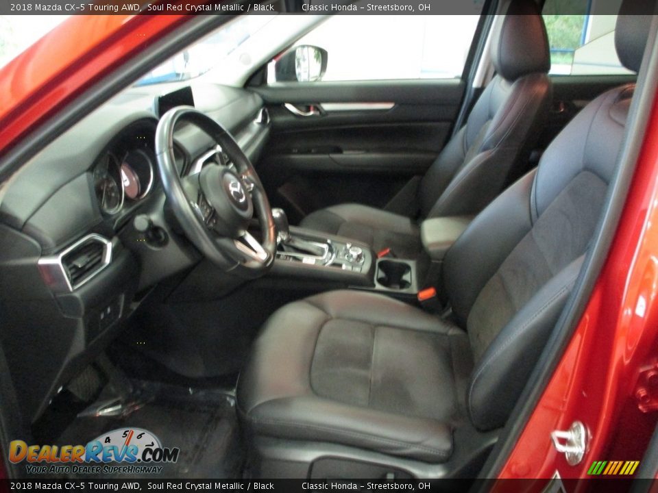 2018 Mazda CX-5 Touring AWD Soul Red Crystal Metallic / Black Photo #27